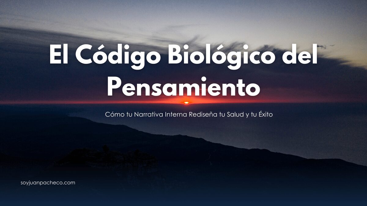 Visualización de cómo el lenguaje interno impacta la expresión génica y la salud celular.