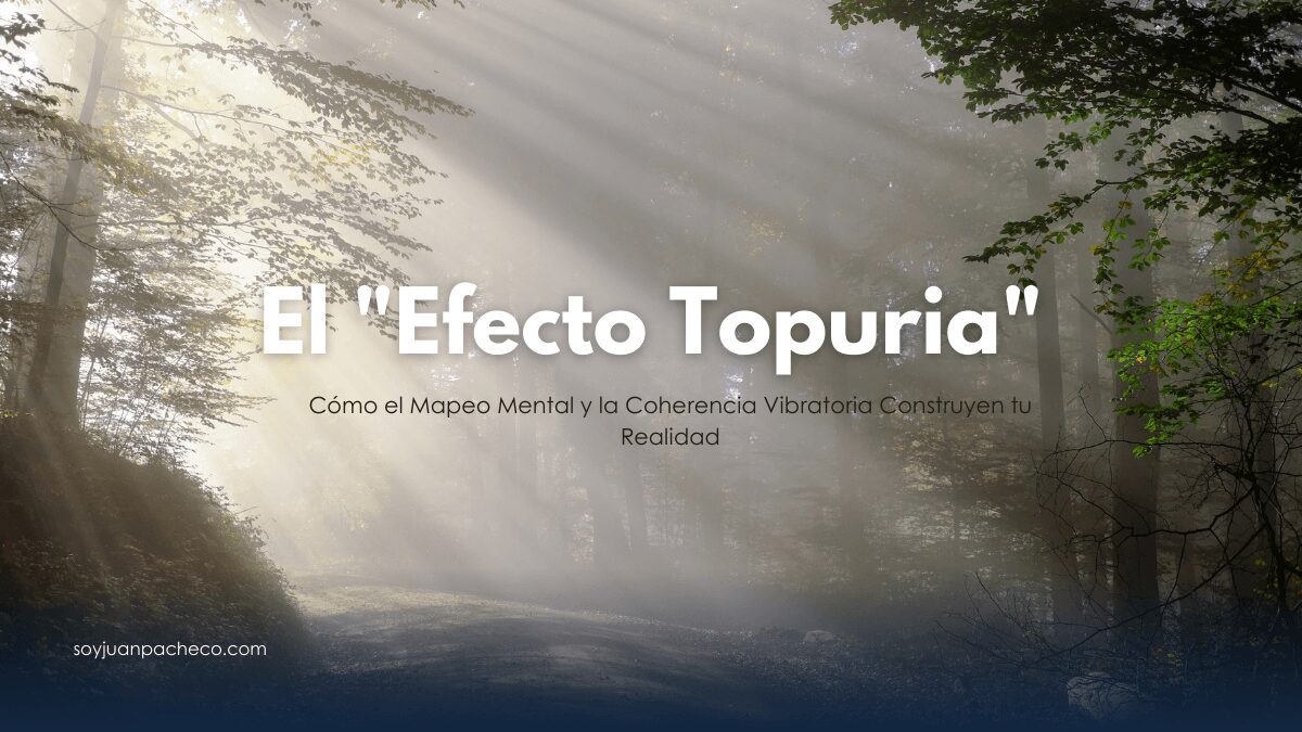 Representación visual del mapeo mental y la coherencia vibratoria para la construcción de la realidad.