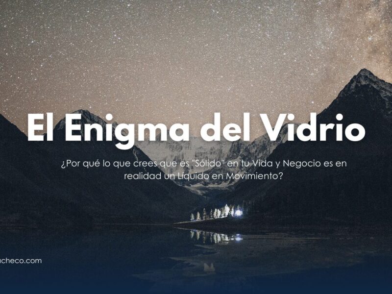 Una estructura de vidrio sólido que se transforma en gotas líquidas en su base.