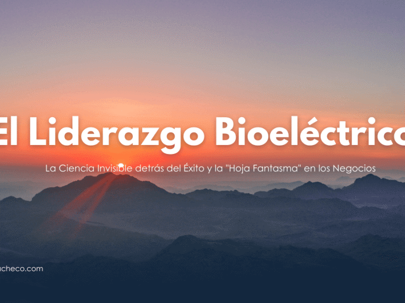 Silueta humana rodeada por un campo electromagnético, con el efecto de la hoja fantasma visible.