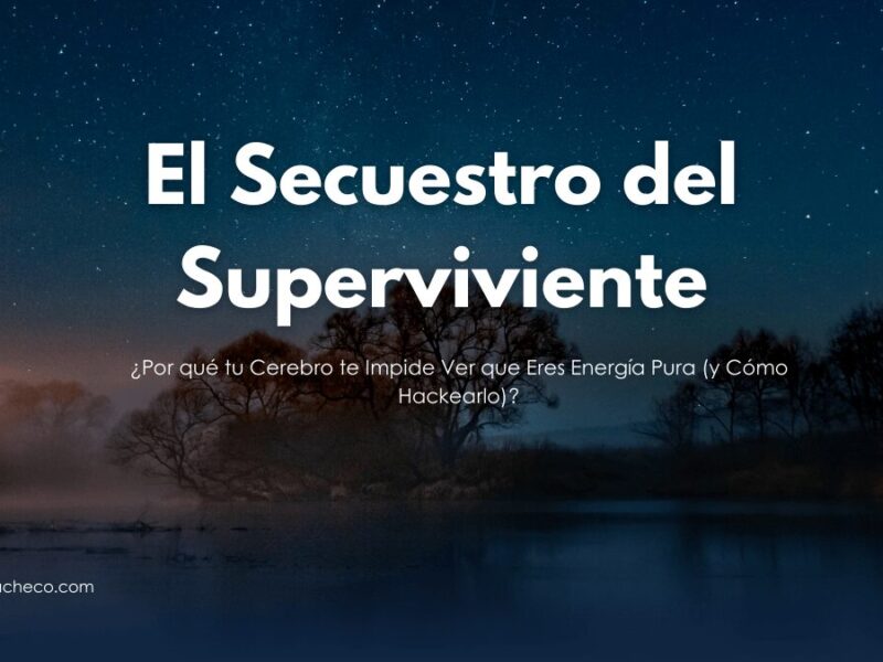 Cerebro humano filtrando la realidad física frente a la naturaleza energética subyacente.