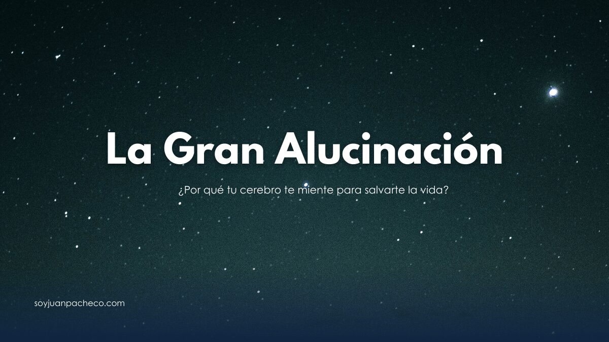Cerebro proyectando un holograma del mundo exterior para proteger al individuo.