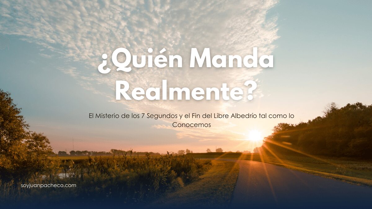 Reloj marcando el retraso de 7 segundos en la toma de decisiones consciente frente al inconsciente.