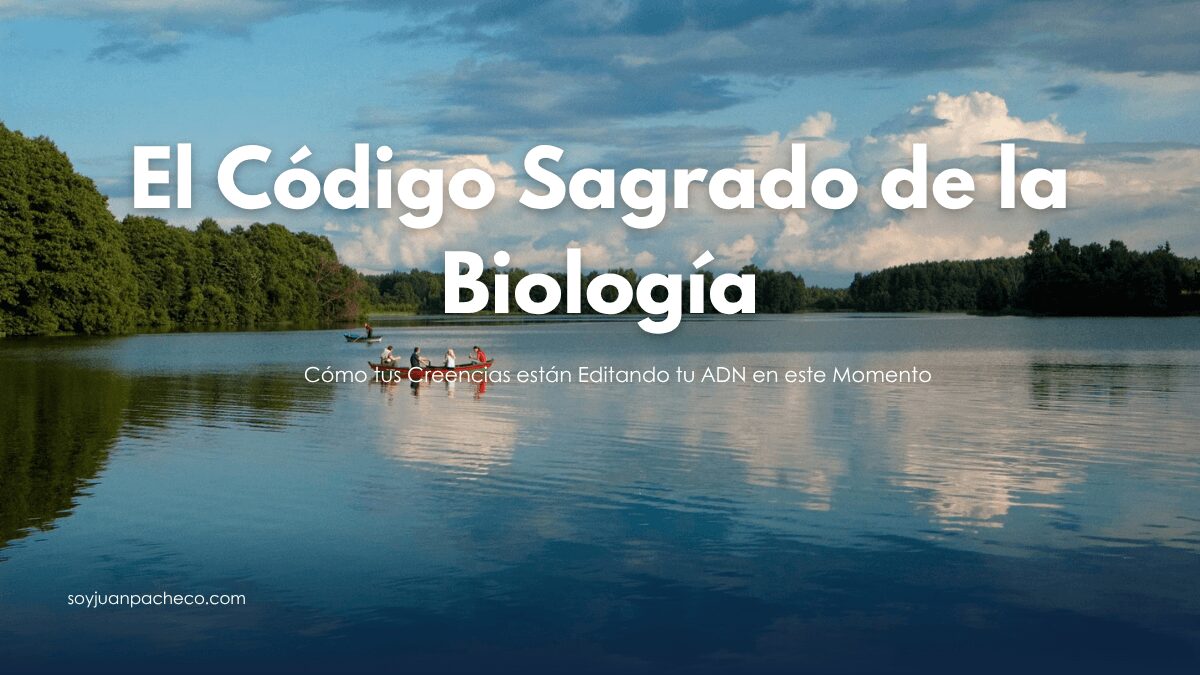 El Dr. Bruce Lipton, pionero en biología de células madre, demostró que el destino de una célula no está determinado por su núcleo (el ADN), sino por el entorno