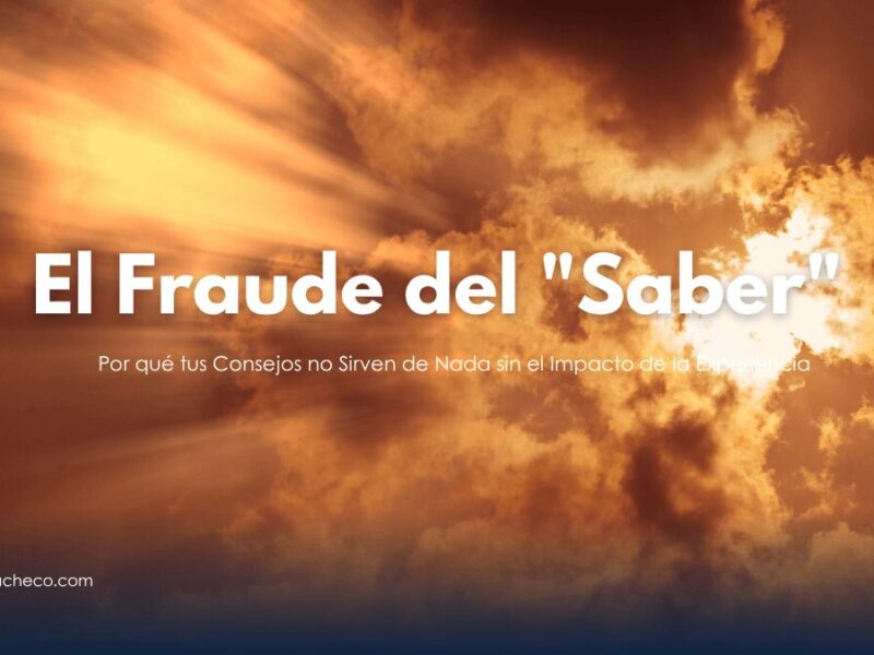 Existe una mentira confortable en el mundo del desarrollo personal: la idea de que si lees suficientes libros, escuchas suficientes podcasts o acumulas suficientes frases motivacionales, eventualmente cambiarás.