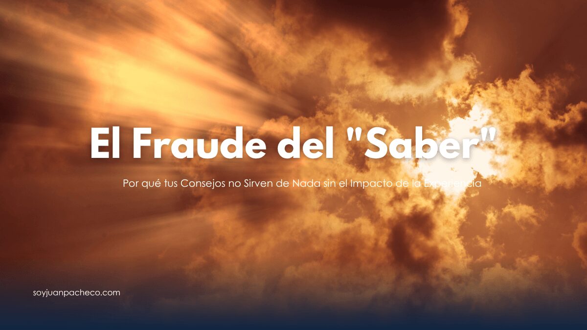 Existe una mentira confortable en el mundo del desarrollo personal: la idea de que si lees suficientes libros, escuchas suficientes podcasts o acumulas suficientes frases motivacionales, eventualmente cambiarás.